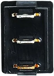 RV Designer S481, Rocker Switch, Illuminated, 20 Amp, On / Off, SPST, Black w/ Red, DC Electrical 1 Count (Pack of 1) Rocker Switch