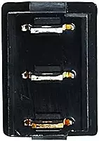 RV Designer S481, Rocker Switch, Illuminated, 20 Amp, On / Off, SPST, Black w/ Red, DC Electrical 1 Count (Pack of 1) Rocker Switch