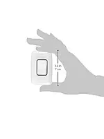 RV Designer S531, Contoured Wall Switch, Includes Base and Bezel, On / Off, Single, White, DC Electrical