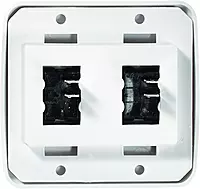 RV Designer S533 Contoured Double Wall Switch, White