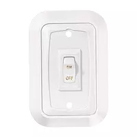 RV Designer S653 Wall Plate Switch White Single 3.53 x 2.39 On/Off SPST