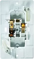 RV Designer S821, Self Contained Wall Switch with Cover Plate, White, AC Electrical