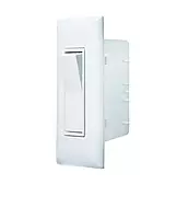 RV Designer S841, Self Contained Contemporary Touch Switch with Cover Plate, Speedwire, White, AC Electrical