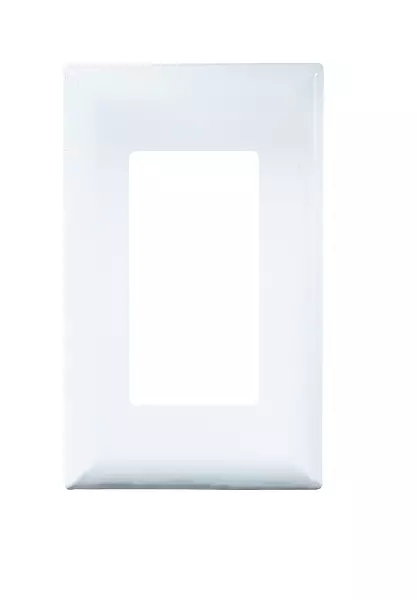 RV Designer S849, Cover Plate for Self Contained Contemporary Switch, White, AC Electrical White Cover Plate