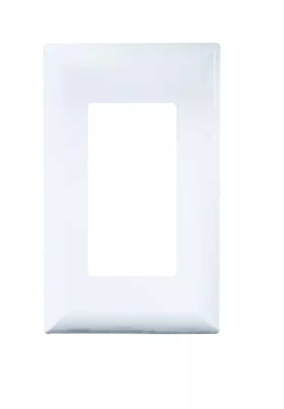 RV Designer S849, Cover Plate for Self Contained Contemporary Switch, White, AC Electrical White Cover Plate