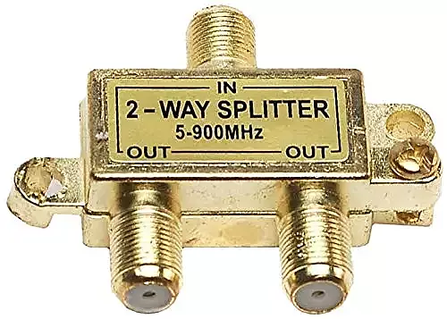 RV Designer T189 2-Way In-Line Coaxial Splitter - 4 Pack