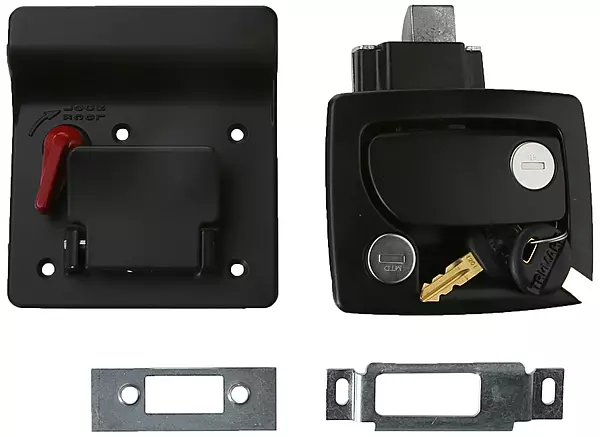 RV Designer T500 Black Travel Trailer Lock