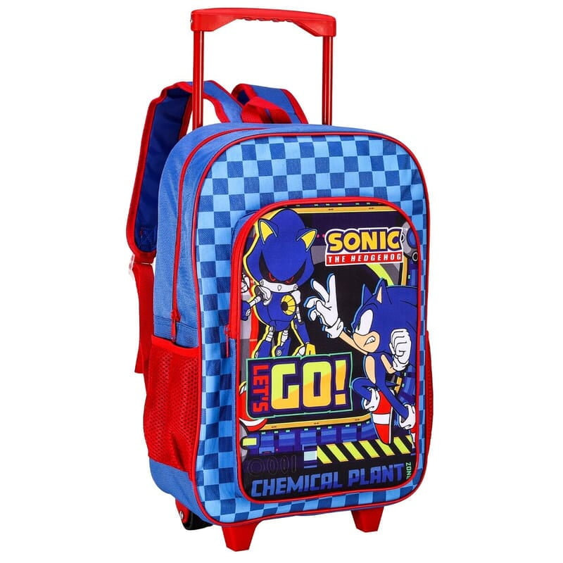 Sonic The Hedgehog Deluxe Trolley Backpack
