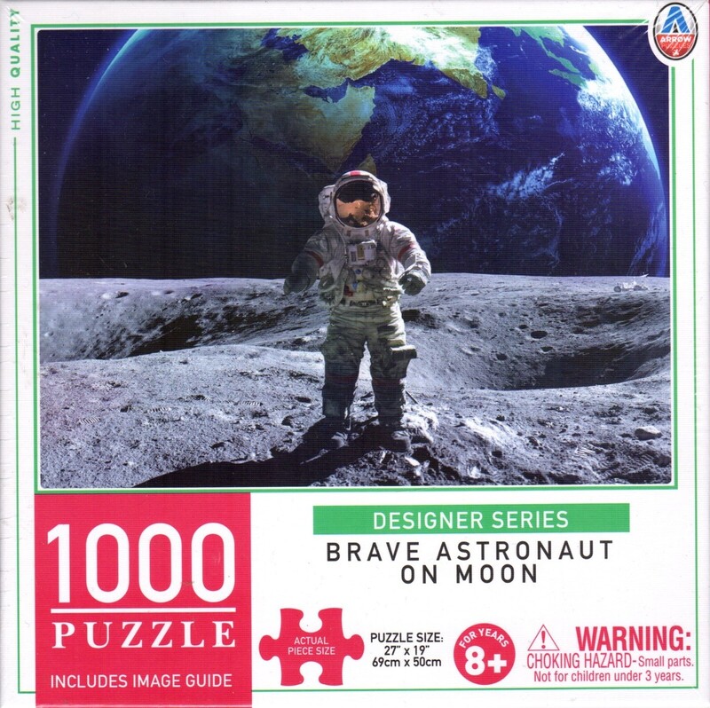 Arrow Puzzles - Brave Astronaut On Moon 1000 Pc. Puzzle