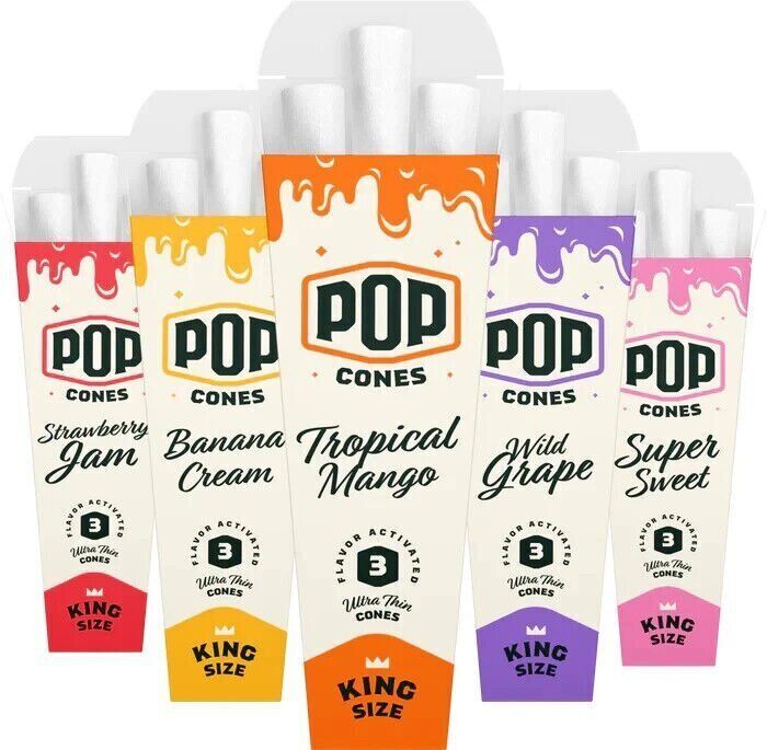 POP CONES Ultra Thin King Size (3/24)