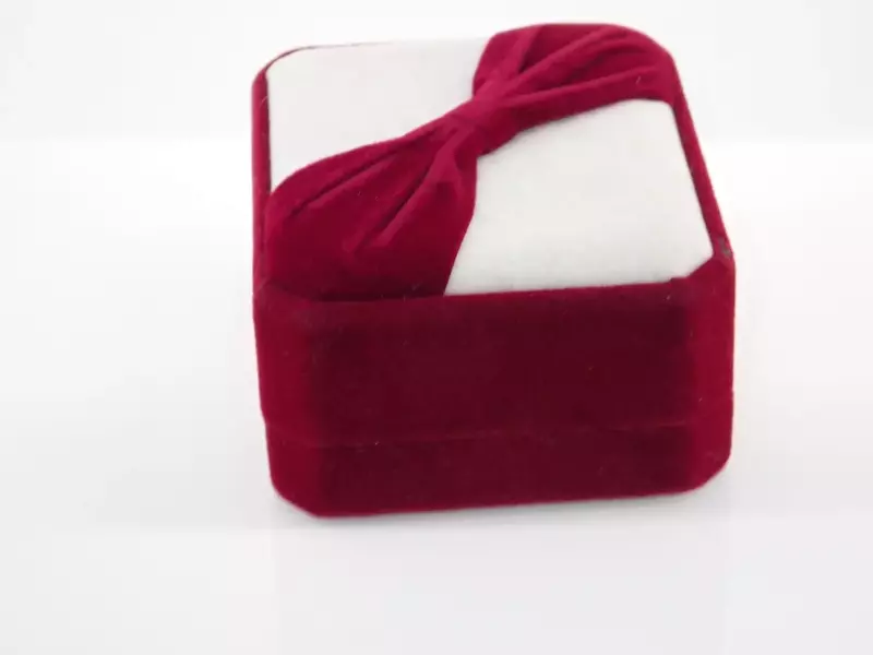 ENGAGEMENT/WEDDING RING VELVET PRESENTATION CASE (WITHOUT RING) -PINK