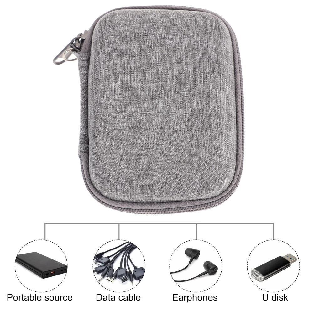 Electronic Organizer For Cables And power Bank