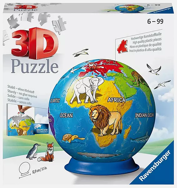 Globe 3D Puzzle Ball - 73pcs