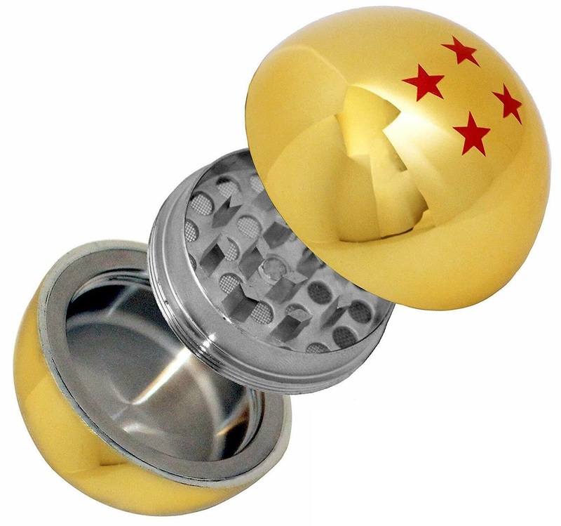 52mm 3 Part Golden Star Sphere Grinder