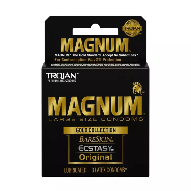 Trojan Condoms Magnum 3ct