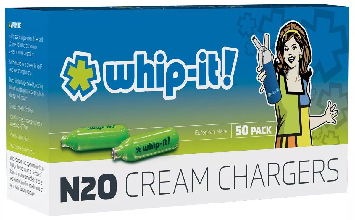 WHIP IT N20 CREAM CHARGER 50 PACK
