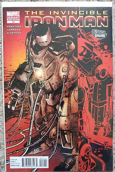 The Invincible Iron Man #24 2010 Variant Marvel Comics FN/FN+