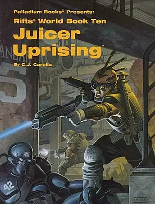RIFTS - PALLADIUM - Jucier Uprising by Kevin Siembieda and C. J. Carella (1996, Trade Paperback)