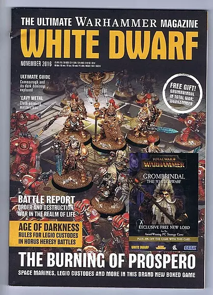 Warhammer - White Dwarf - November 2016 - Used Warhammer - White Dwarf - November 2016 - Used