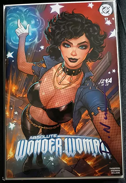 Absolute Wonder Woman #17 Signed By David Nakayama Foil Virgin Exclusive Absolute Wonder Woman #17 Signed By David Nakayama Foil Virgin Exclusive