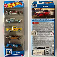 Hot Wheels 1:64 Cars 5 Pack - MOPAR