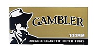 GAMBLER CIGARETTE TUBES 100MM 200/5CT