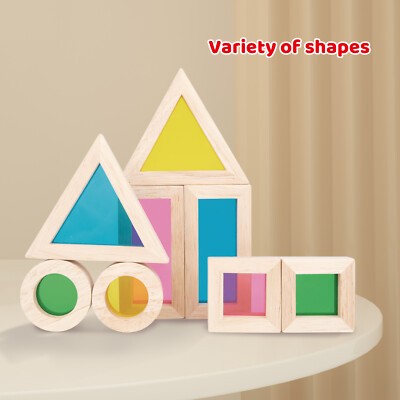 Rainbow Sensory Blocks