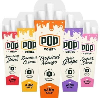 POP CONES Ultra Thin King Size (3/24)