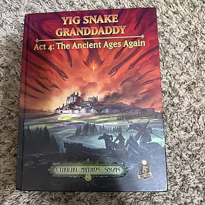 Cthulhu 5e D&D Yig Snake Granddaddy Act 4 Ancient Ages Again Staff  Petersen