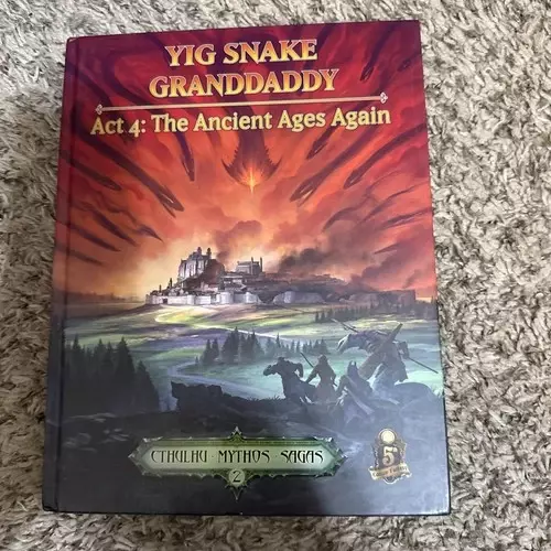 Cthulhu 5e D&D Yig Snake Granddaddy Act 4 Ancient Ages Again Staff  Petersen