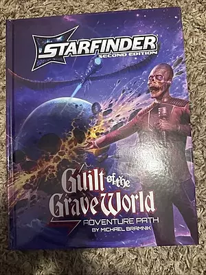 Starfinder Guilt of the Grave World Adventure Path by Michael Bramnik (2025,...