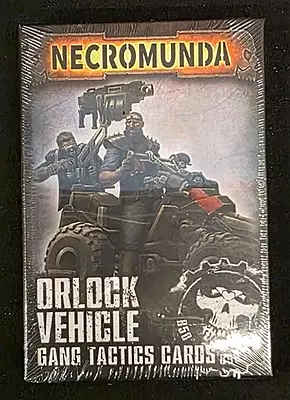 Warhammer 40k - Necromunda - ORLOCK VEHICLE Gang Tactics Cards - Sealed