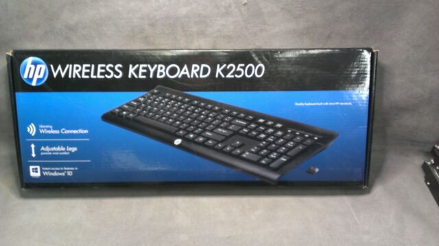 HP Wireless Keyboard K2500 (English & Arabic) Black - E5E78AA