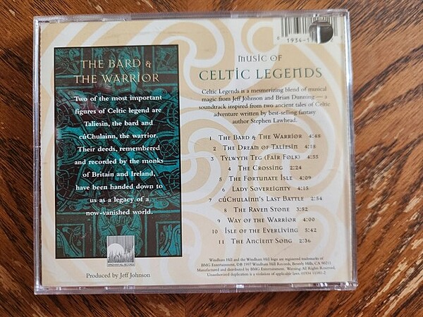 Celtic Legends: Bard & Warrior by Jeff Johnson (CD, Jan-1997, Windham Hill... Celtic Legends: Bard & Warrior by Jeff Johnson (CD, Jan-1997, Windham Hill...