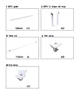 Steel Solar Carport/Gazebo - Black, Panels Sold Separately, Solar Ready, Outdoor