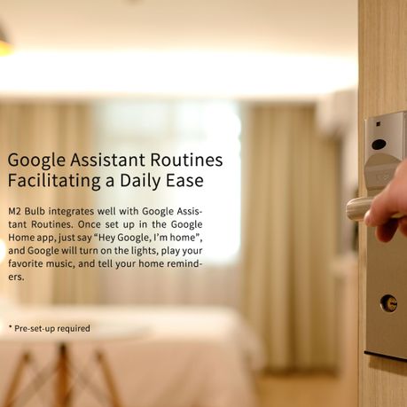 Yeelight Smart LED Bulb M2 (Colour) -Google Home Seamless Setup (Needs Hub)