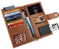 Eco-Friendly Cork Cheque Book Holder