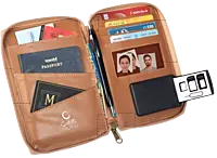 Eco-Friendly Cork All in 1 Passport holder