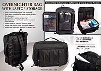 Overnighter bag with Laptop storage