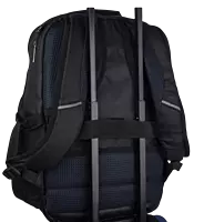 Buddy: 2 tone Laptop bag with double bottle pocket