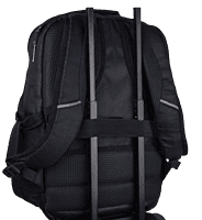 Buddy: 2 tone Laptop bag with double bottle pocket
