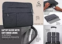 Laptop Sleeve with Soft inner lining