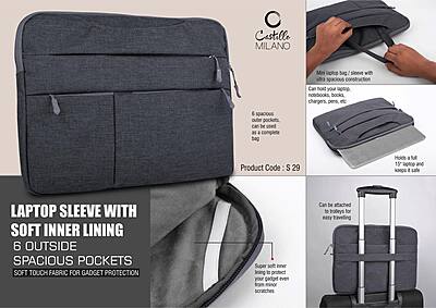 Laptop Sleeve with Soft inner lining