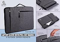 Laptop Sleeve with pull out handle