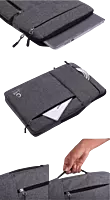 Laptop Sleeve with pull out handle