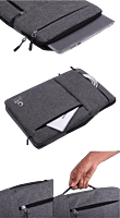 Laptop Sleeve with pull out handle