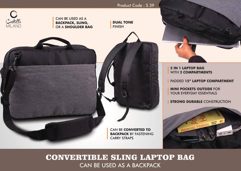 Convertible Sling Laptop Bag