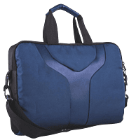 Y style laptop bag with PU highlight