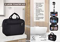 3 Layer toiletry kit – Medium size