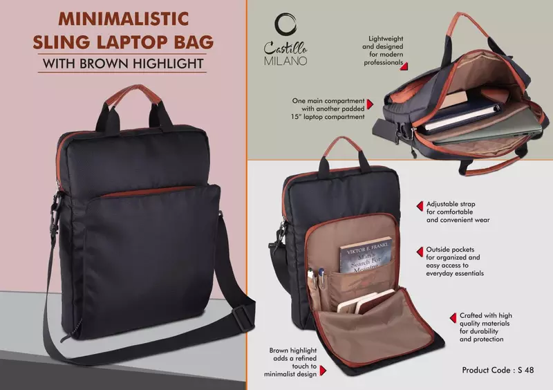 Minimalistic Sling Laptop bag